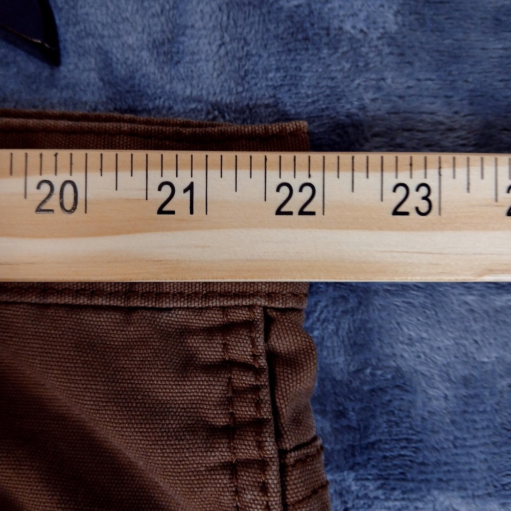 Blue Mountain Pants Mens 44x30 Brown Carpenter Workwear 100% Cotton Utility - Picture 5 of 8